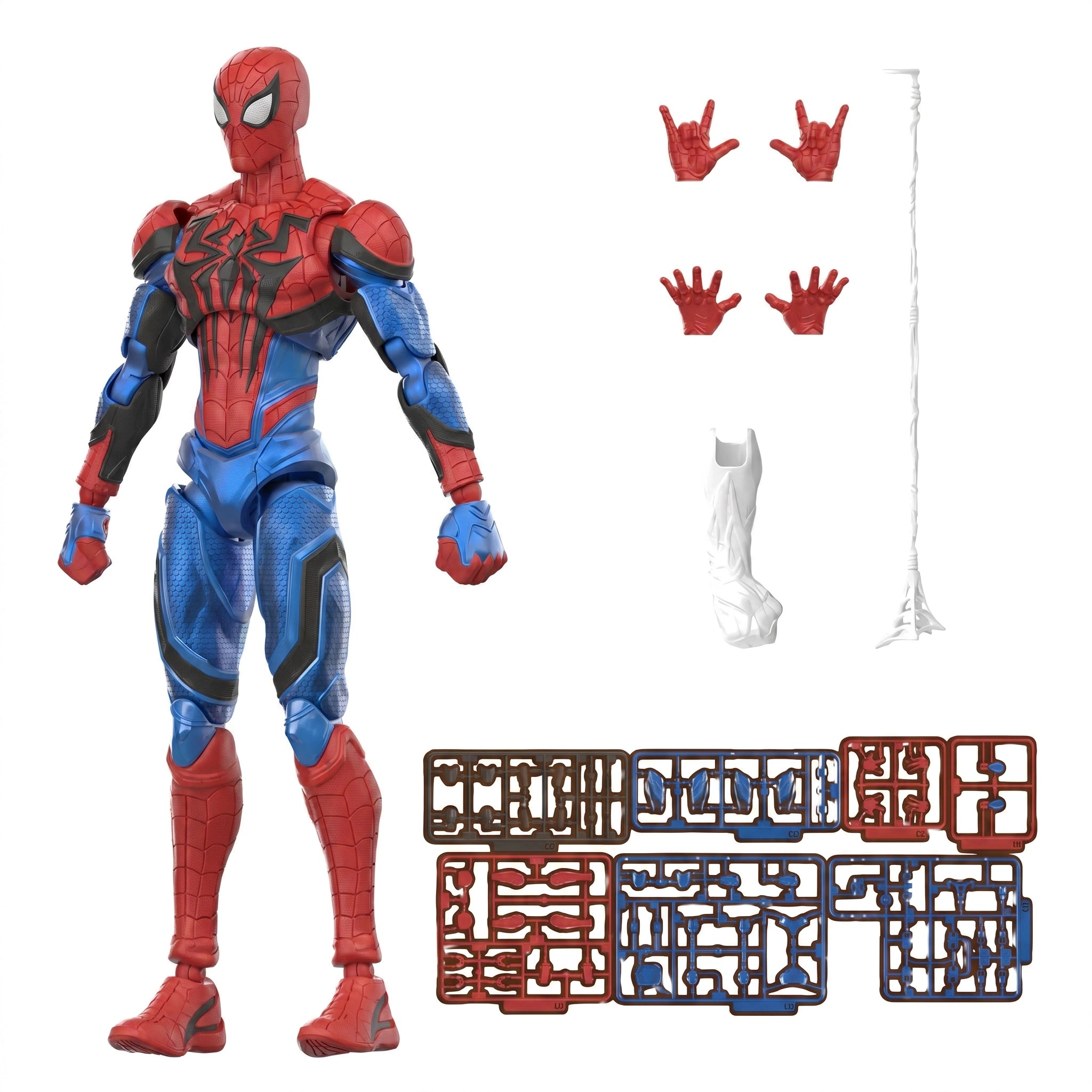 Blokees Spider-Man - figura armable Marvel Rivals 5.79"
