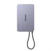 UGREEN MagFlow Air Power Bank 10000mAh Qi2 15W - con cable USB-C - Gray