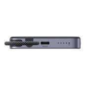 UGREEN MagFlow Air Power Bank 10000mAh Qi2 15W - con cable USB-C - Gray