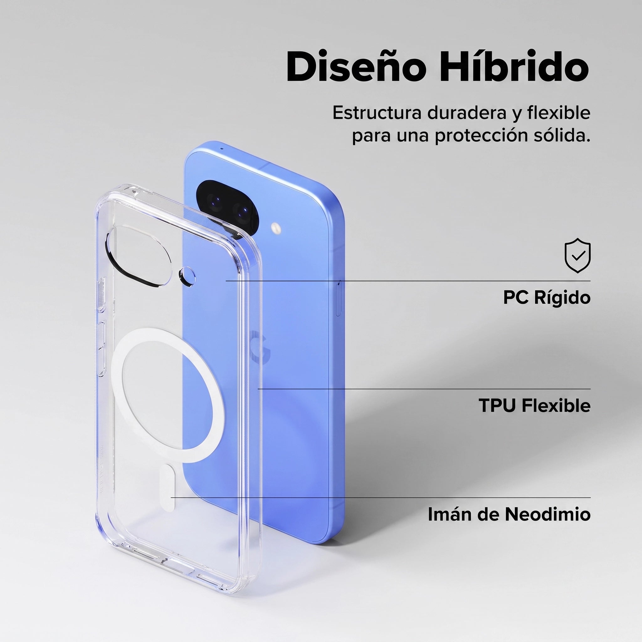 Case Ringke Fusion Magnetic Transparente para Google Pixel 10a