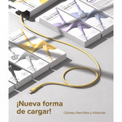 Ringke Pastel Cable - cable USB-A a USB-C 2M 12W - Amarillo