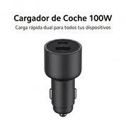 Xiaomi Car Charger 1A1C 100W - cargador para auto USB-C y USB-A