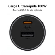 Xiaomi Car Charger 1A1C 100W - cargador para auto USB-C y USB-A