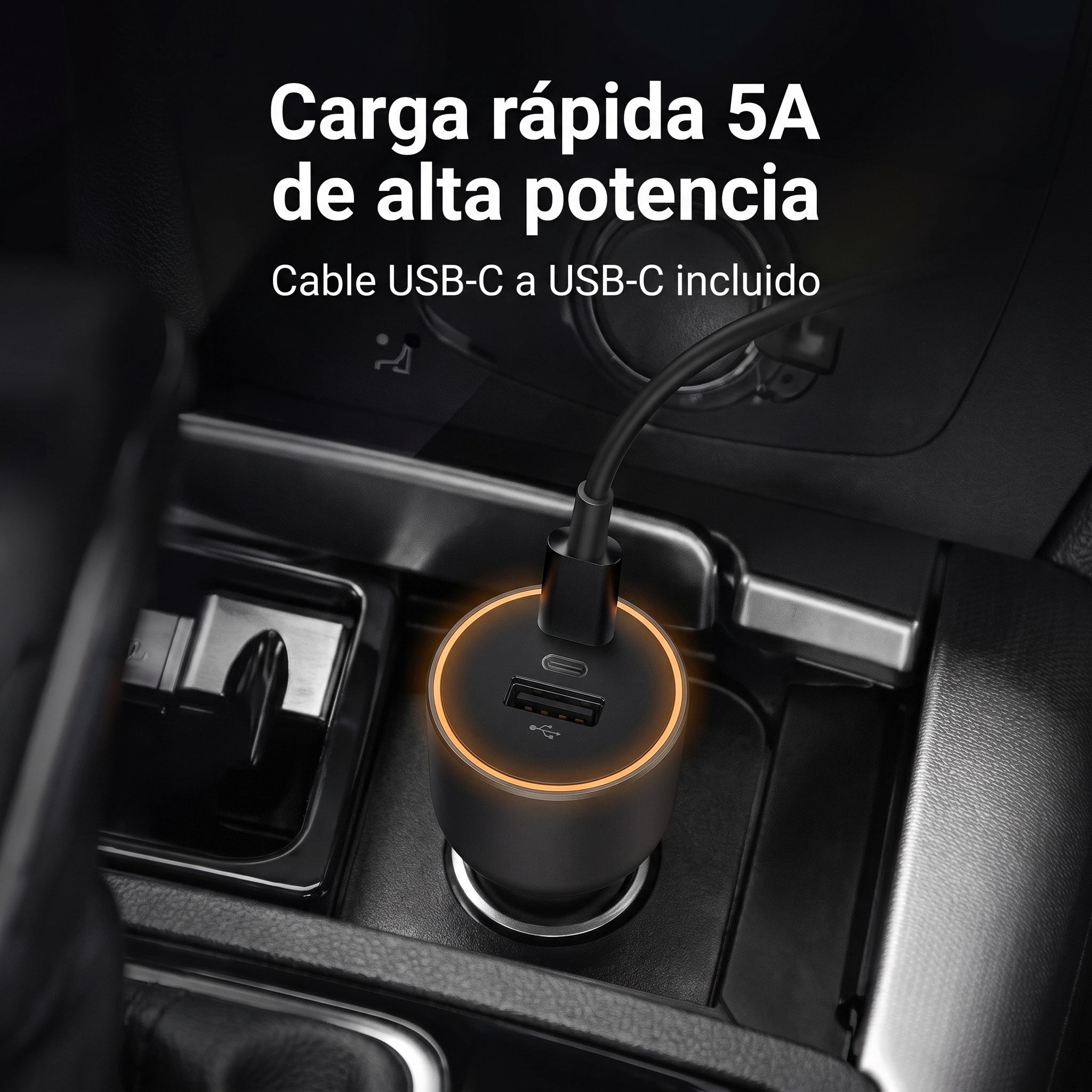 Xiaomi Car Charger 1A1C 100W - cargador para auto USB-C y USB-A