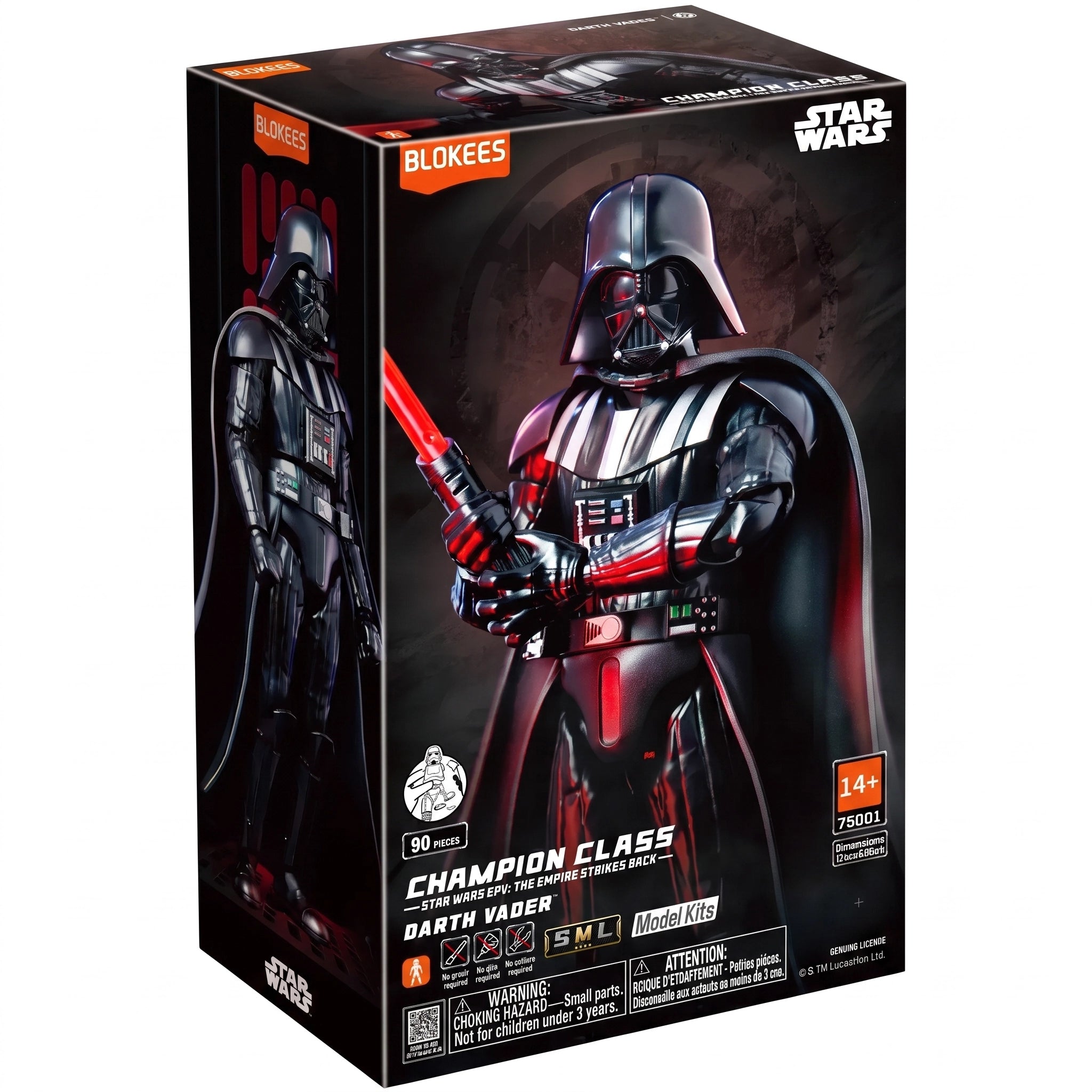 Blokees Darth Vader Champion Class - figura armable 90 piezas