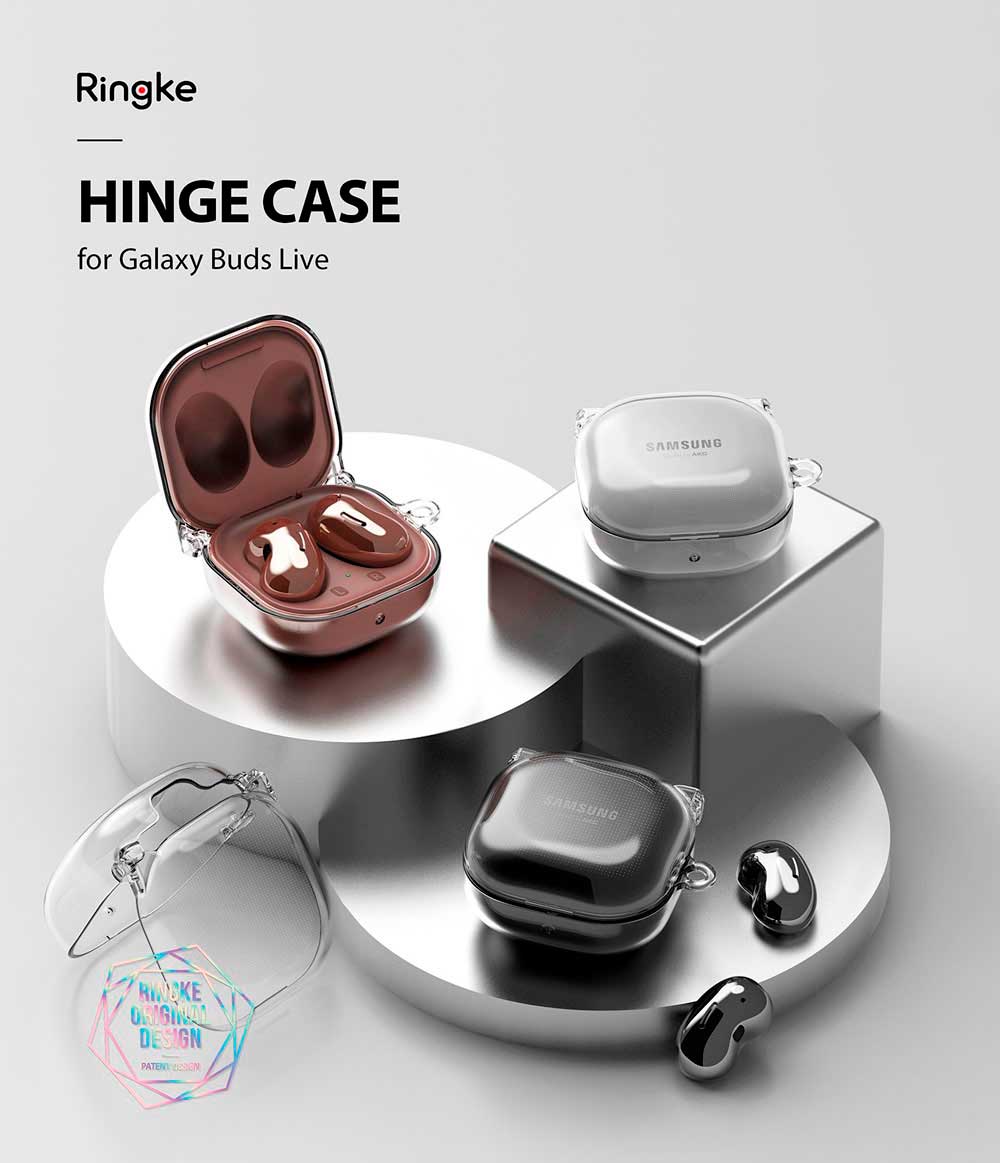 Hinge Case Ringke Galaxy Buds FE / Buds2 / 2 Pro / Live / Buds Pro - Ringke - Accesorios Galaxy Buds5 - 5 - 9 / CRHGBPCDastore