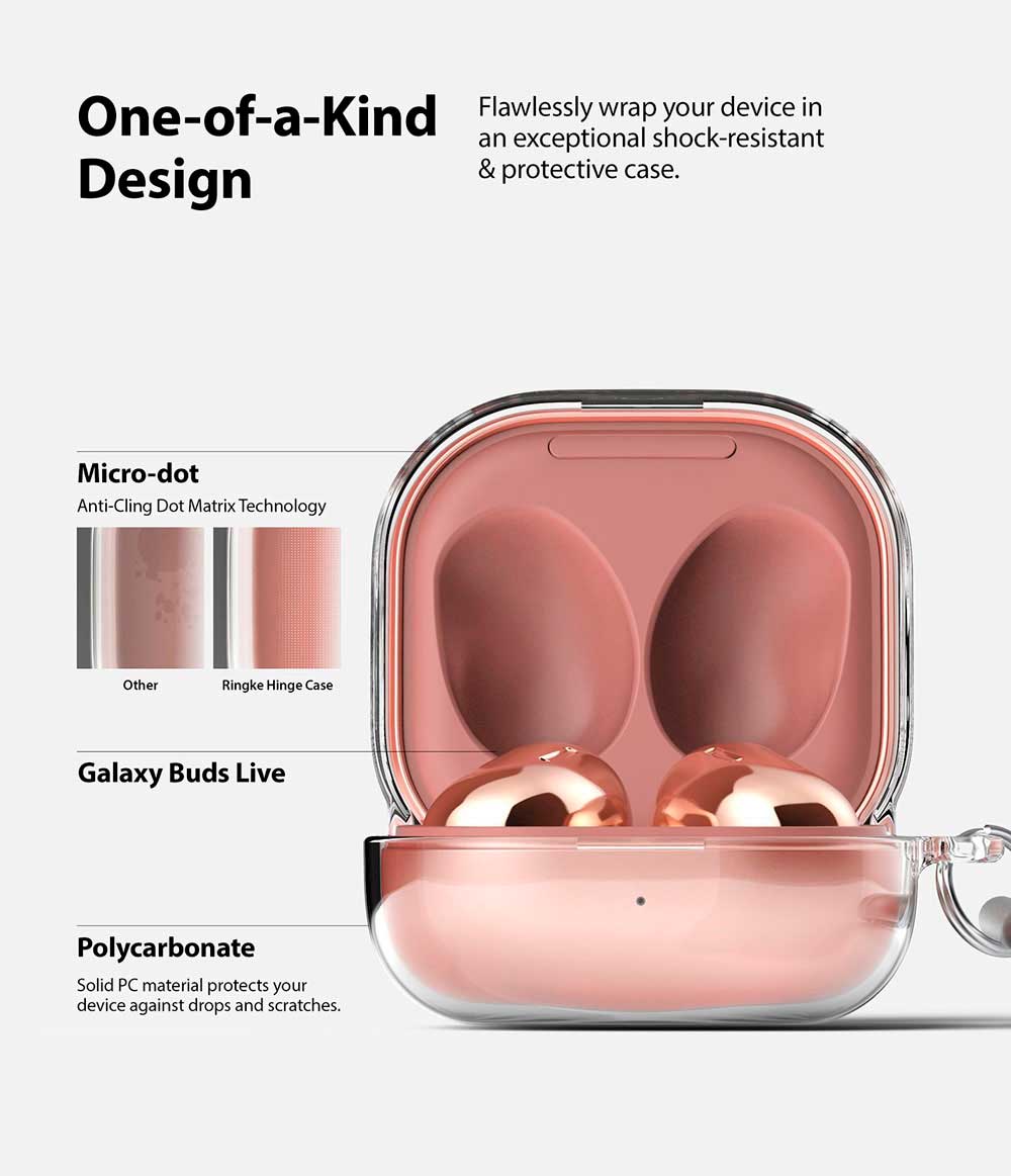Hinge Case Ringke Galaxy Buds FE / Buds2 / 2 Pro / Live / Buds Pro - Ringke - Accesorios Galaxy Buds5 - 5 - 9 / CRHGBPCDastore