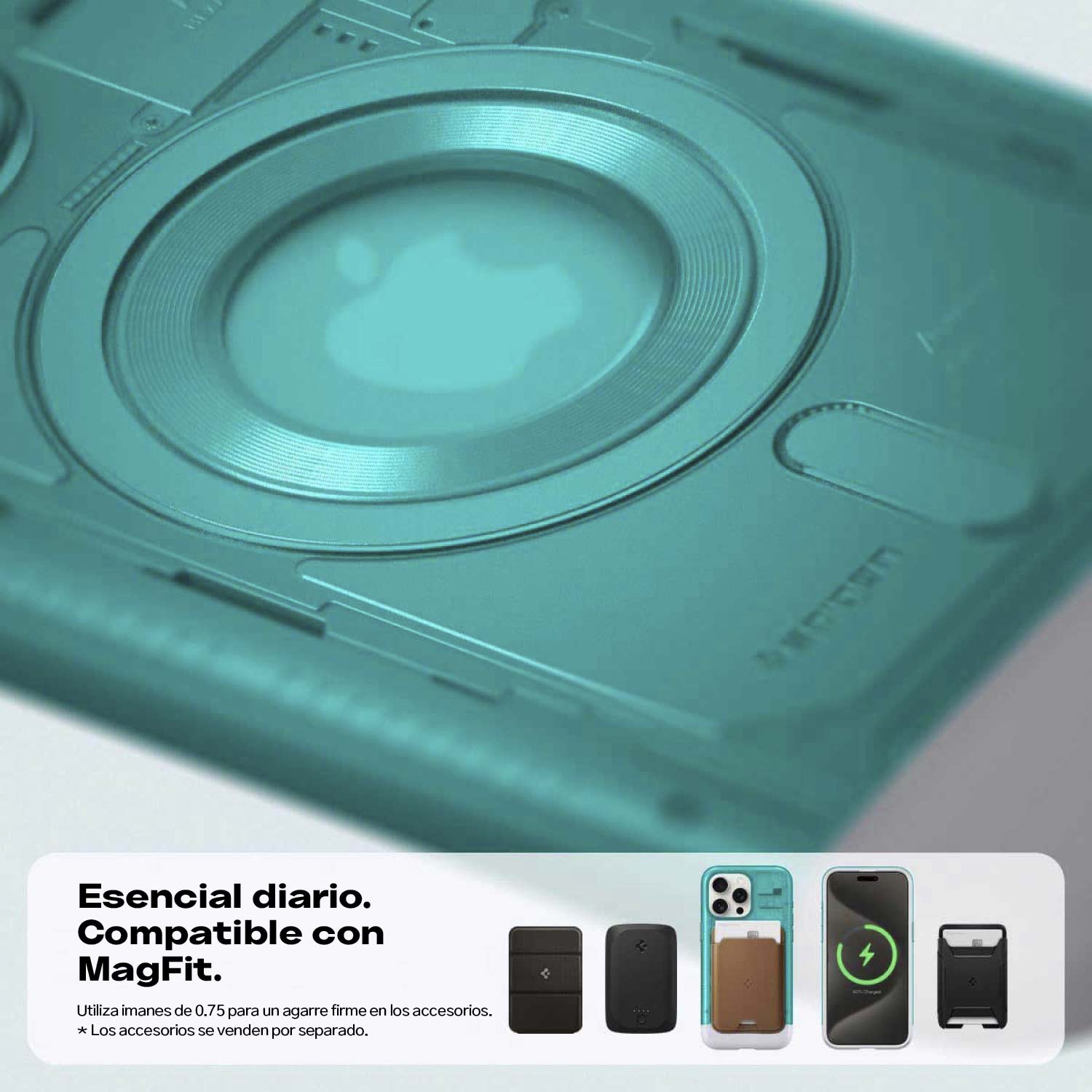 Case Spigen Classic C1 Mag iPhone 15 Pro Max (MagSafe) - Bondi Blue