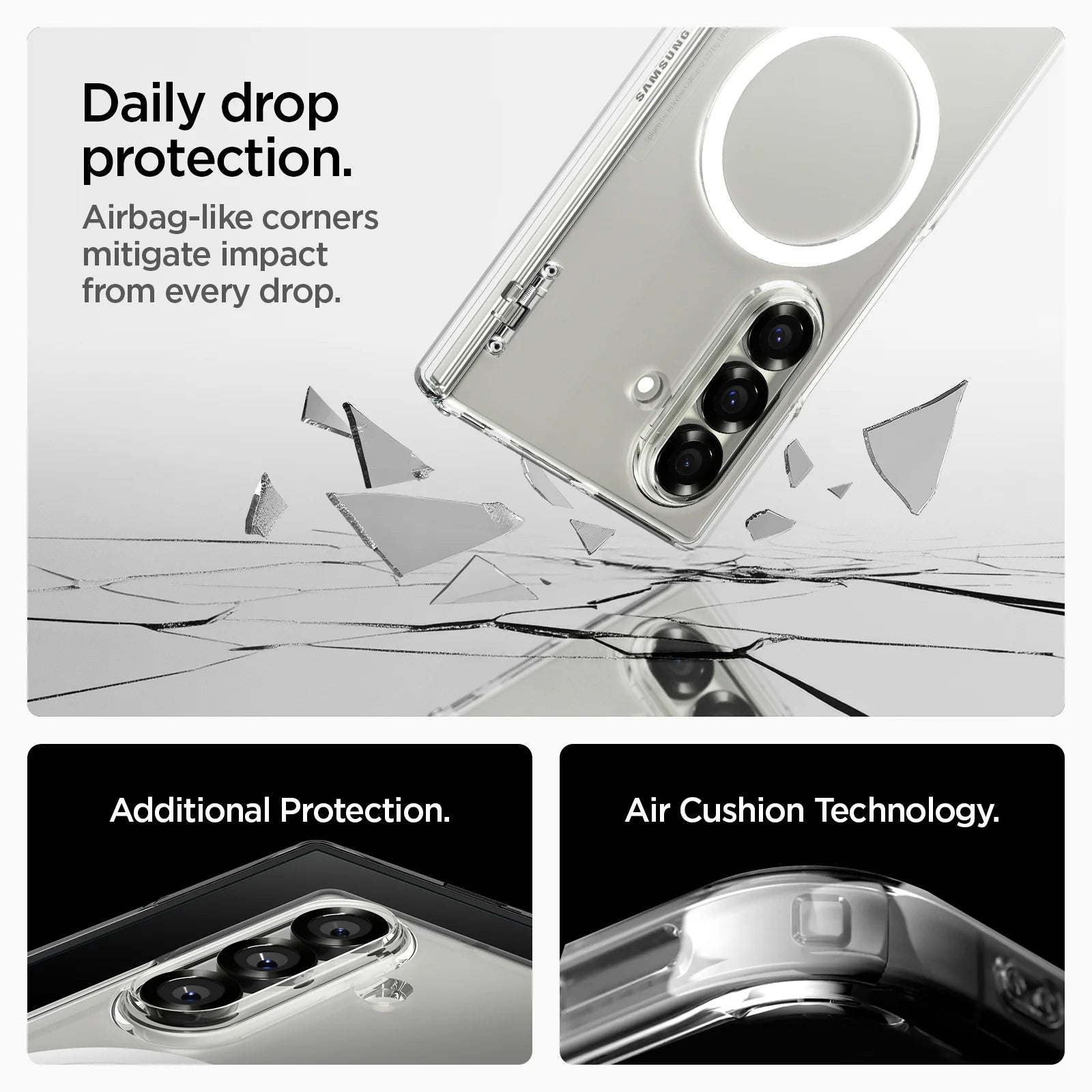 Case Crystal Hybrid Galaxy Z Fold 7 (MagSafe)