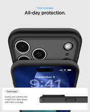Case Spigen Crystal Hybrid iPhone 17 Pro Max (MagSafe) - Frost Black