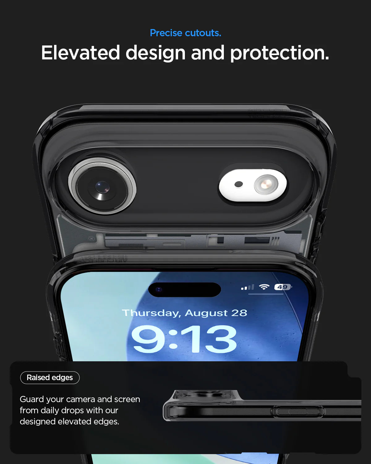Case Spigen Ultra Hybrid Zero One Mag Fit iPhone 17 Air (MagSafe) - Black