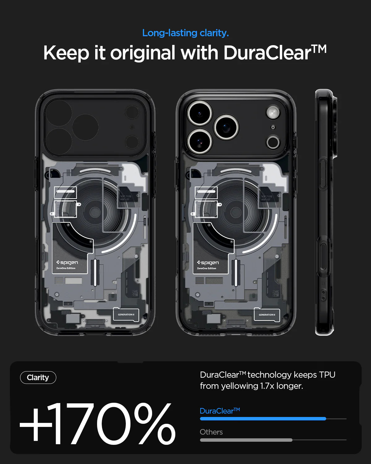Case Spigen Ultra Hybrid Zero One Mag Fit iPhone 17 Pro Max (MagSafe) - Black