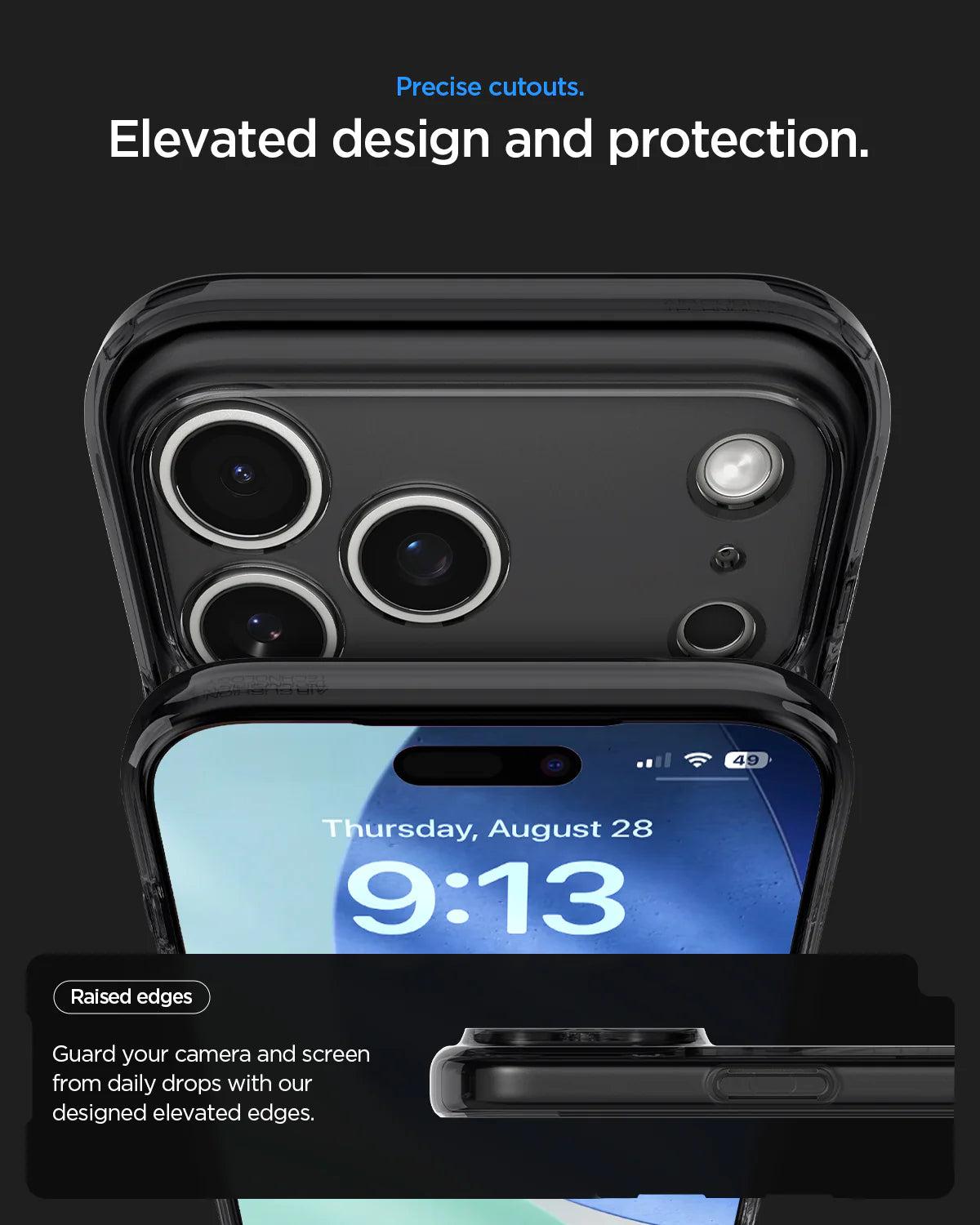 Case Spigen Ultra Hybrid Zero One Mag Fit iPhone 17 Pro Max (MagSafe) - Black