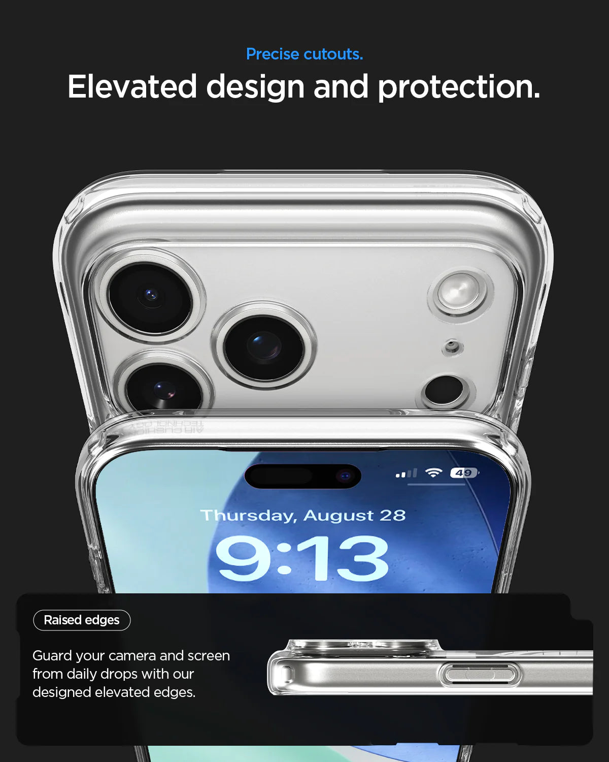 Case Spigen Ultra Hybrid Zero One Mag Fit iPhone 17 Pro Max (MagSafe) - Natural Titanium