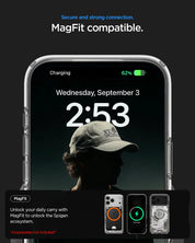 Case Spigen Ultra Hybrid Zero One Mag Fit iPhone 17 Pro Max (MagSafe) - Natural Titanium