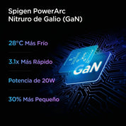 Cargador Spigen ArcStation Pro 20W Wall Charger - Tipo C