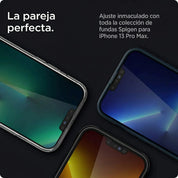 Spigen EZ FIT GLAS.tR Privacy iPhone 17e / iPhone 16e / iPhone 14 / iPhone 13 / iPhone 13 Pro (2 UND)