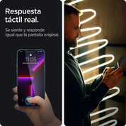Spigen EZ FIT GLAS.tR Privacy iPhone 17e / iPhone 16e / iPhone 14 / iPhone 13 / iPhone 13 Pro (2 UND)