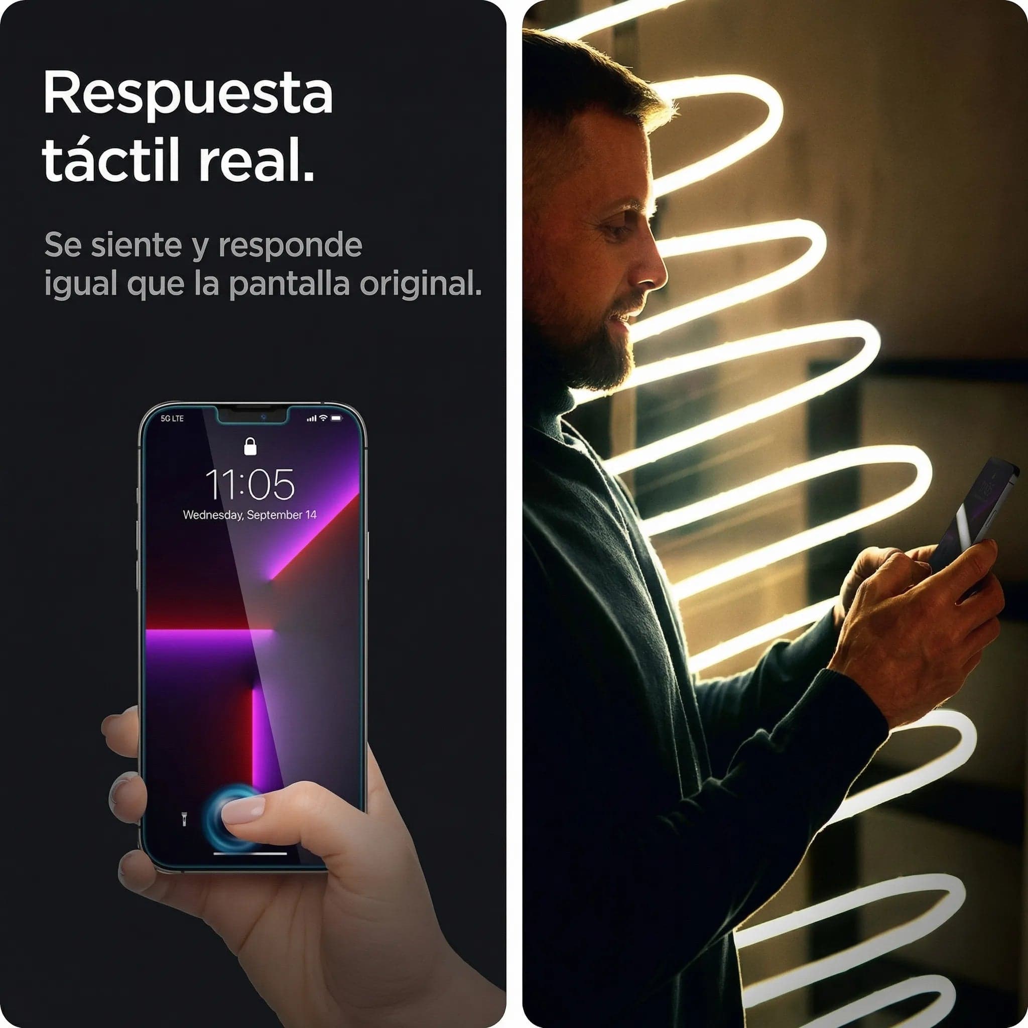 Spigen EZ FIT GLAS.tR Privacy iPhone 17e / iPhone 16e / iPhone 14 / iPhone 13 / iPhone 13 Pro (2 UND)