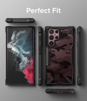 Case Ringke Fusion - X Design Galaxy S22 Ultra - Camo Black - Ringke - Funda2 - 3 - 7 / CRFXDGS22U - CBDastore