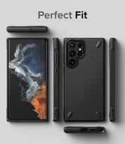 Case Ringke Onyx Galaxy S22 Ultra - Black - Ringke - Funda/ CROGS22U - BDastore