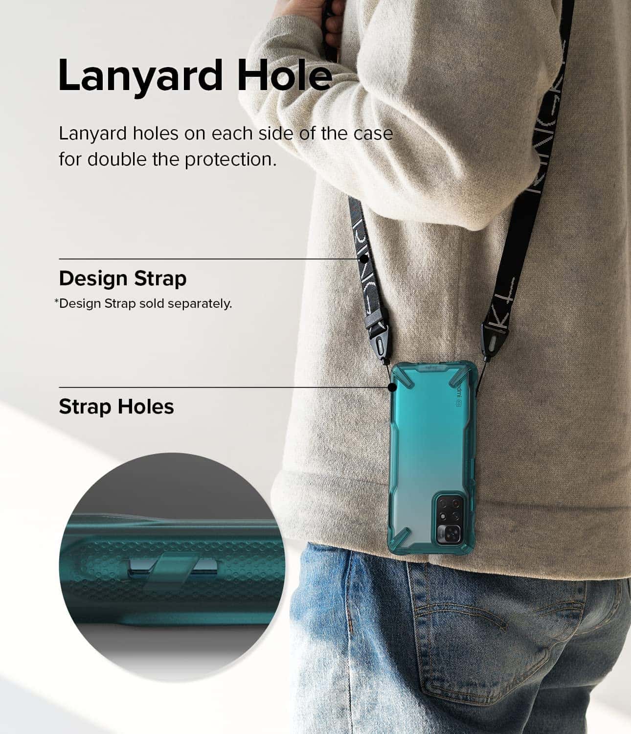 Case Ringke Fusion X Xiaomi Poco M4 Pro 5G / Note 11T 5G - Turquoise Green - Ringke - Funda10 / CRFXXRN11T5 - TGDastore