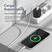 Cargador Ringke Carga Rápida USB a Lightning (2 Metros) 12W