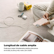 Cargador Ringke Carga Rápida Tipo C a Lightning (2 Metros) 20W