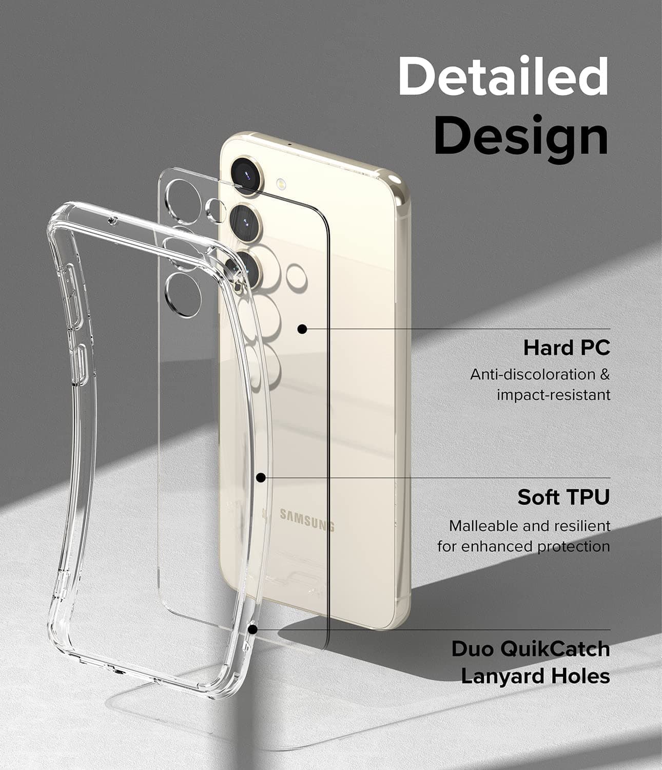 Case Ringke Fusion Galaxy S23 - Clear - Ringke - Funda3 - 2 - 1 / CRFGS23 - CLDastore