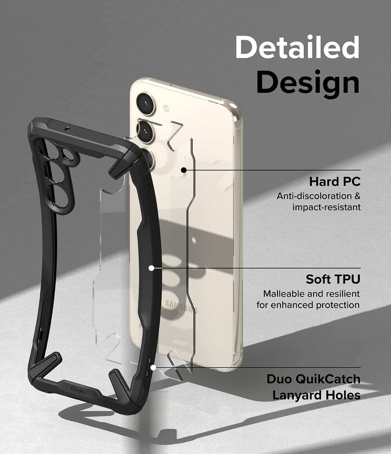 Case Ringke Fusion - X Galaxy S23 - Ringke - Funda2 - 2 - 4 / CRFXGS23 - BCKDastore