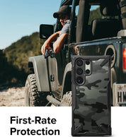 Case Ringke Fusion - X Design Galaxy S23 Ultra - Camo Black - Ringke - Funda1 - 1 - 9 / CRFXDGS23U - CMBCKDastore