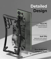 Case Ringke Fusion - X Design Galaxy S23 Ultra - Camo Black - Ringke - Funda1 - 1 - 9 / CRFXDGS23U - CMBCKDastore