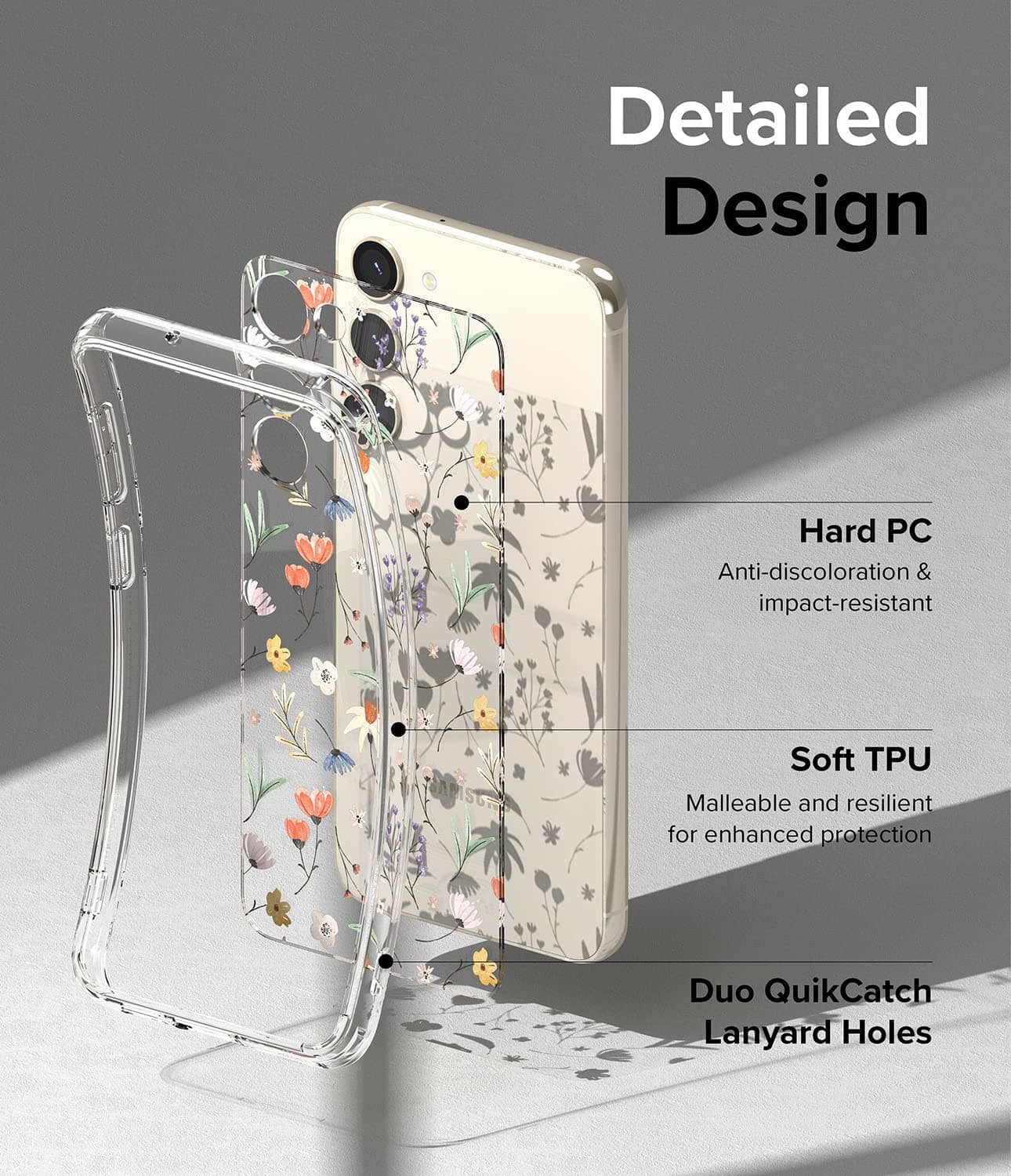 Case Ringke Fusion Design Galaxy S23 - Floral - Ringke - Funda2 - 8 - 4 / CRFDGS23 - DFLDastore