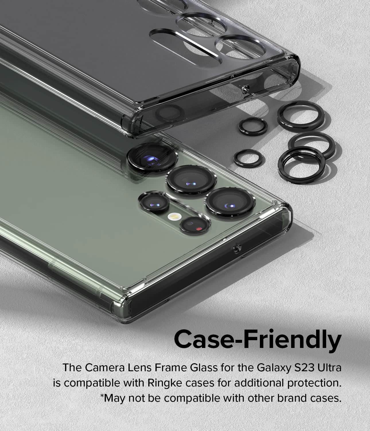 Vidrio Lente Frame Ringke Galaxy S23 Ultra - Ringke - Protector de cámara6 - 2 - 8 / GRCLFGGS23U - BDastore