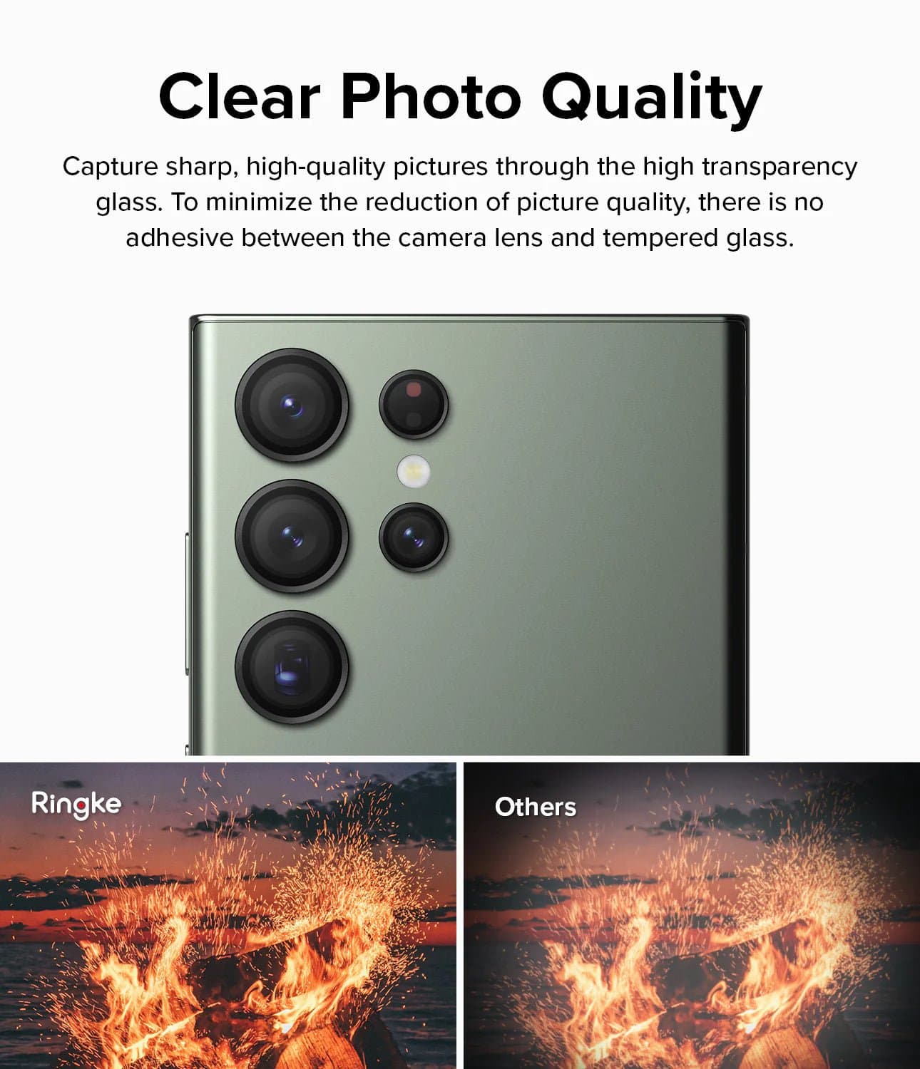 Vidrio Lente Frame Ringke Galaxy S23 Ultra - Ringke - Protector de cámara6 - 2 - 8 / GRCLFGGS23U - BDastore