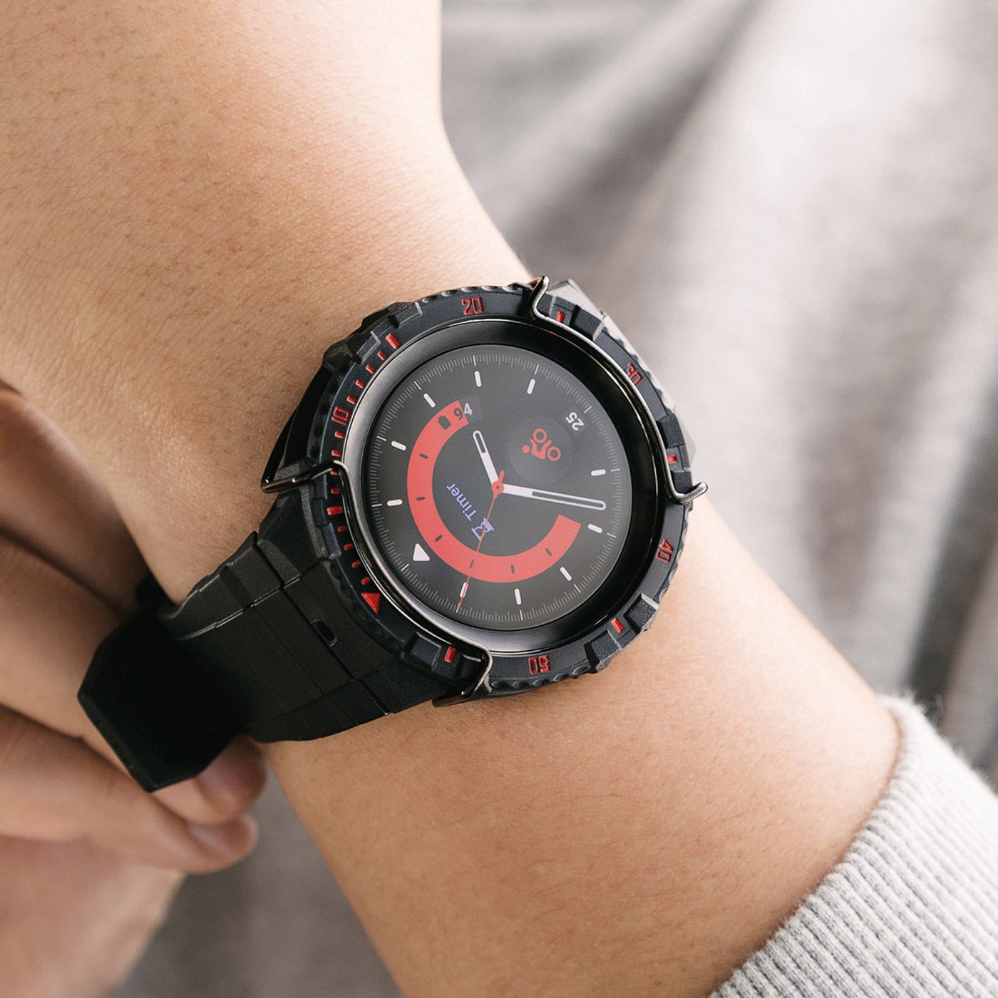 Case Ringke Fusion X Guard + Wire Galaxy Watch 5 Pro (45mm) Case + correa
