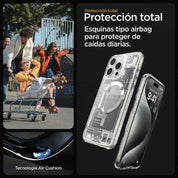 Case Spigen Ultra Hybrid Zero One White iPhone 15 Pro Max (MagSafe)