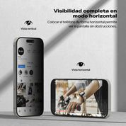 Protector de Pantalla Vidrio Ringke Easy Slide Anti-espía iPhone 17e / iPhone 16e / iPhone 14 / iPhone 13 / iPhone 13 Pro (Instalador) 2 UND