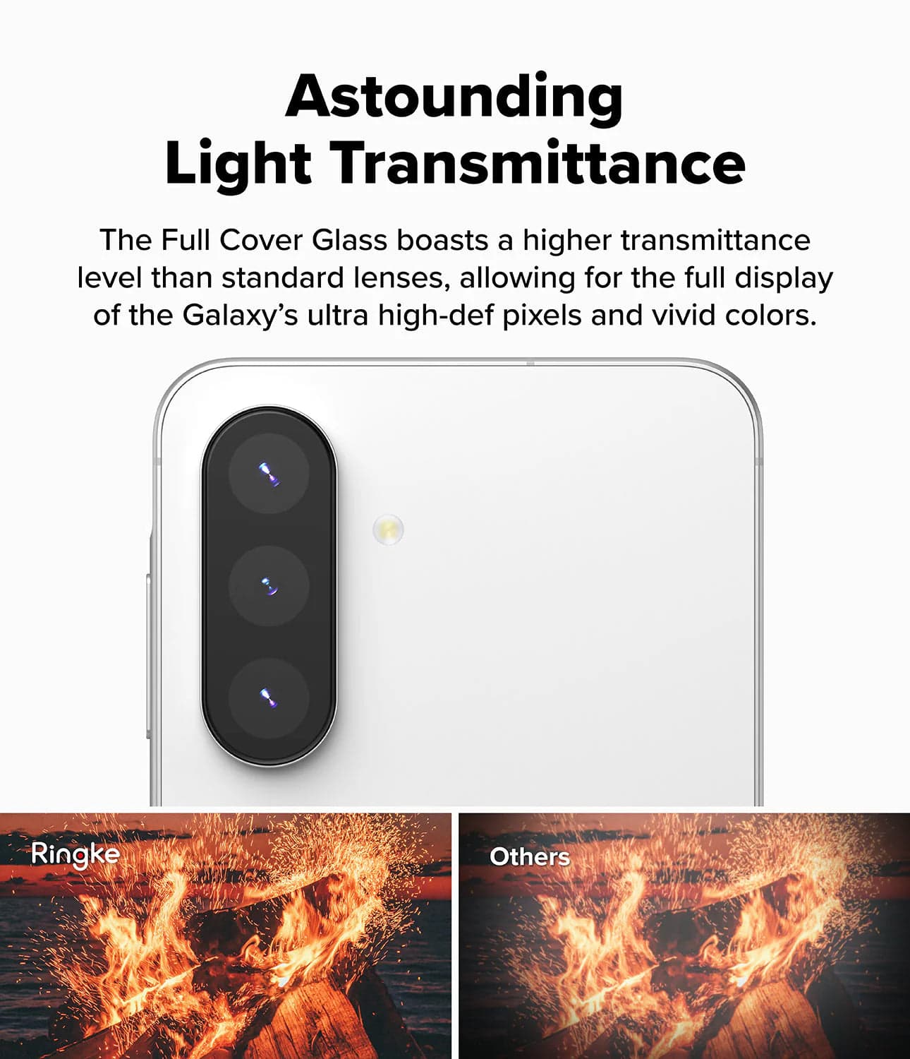 Protector de Cámara Ringke Full Cover Glass Galaxy A36 5G (2 UND)