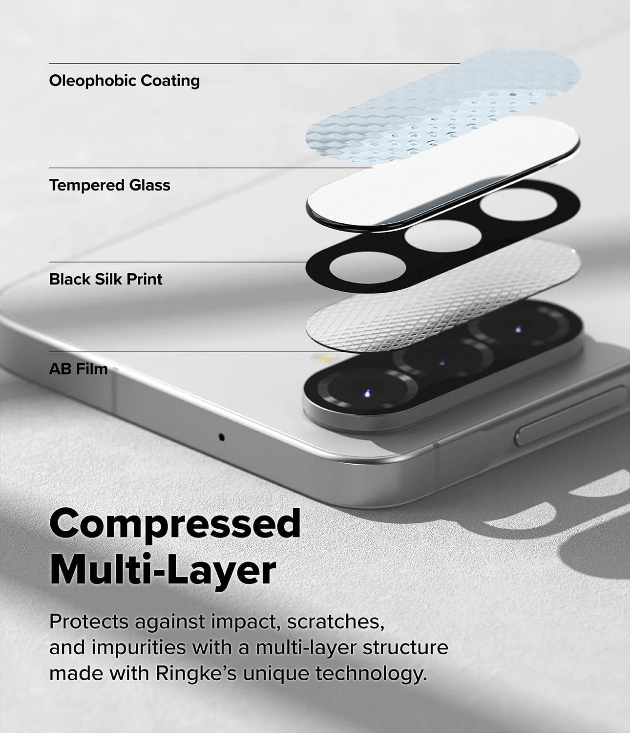 Protector de Cámara Ringke Full Cover Glass Galaxy A36 5G (2 UND)