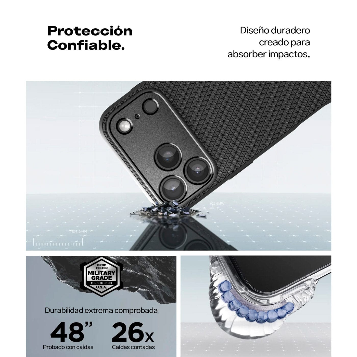Case Spigen Liquid Air iPhone 17 Pro Max - Black