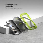 Protector de Pantalla Vidrio Ringke Easy Slide iPhone 17 Pro Max (Instalador) 2 UND