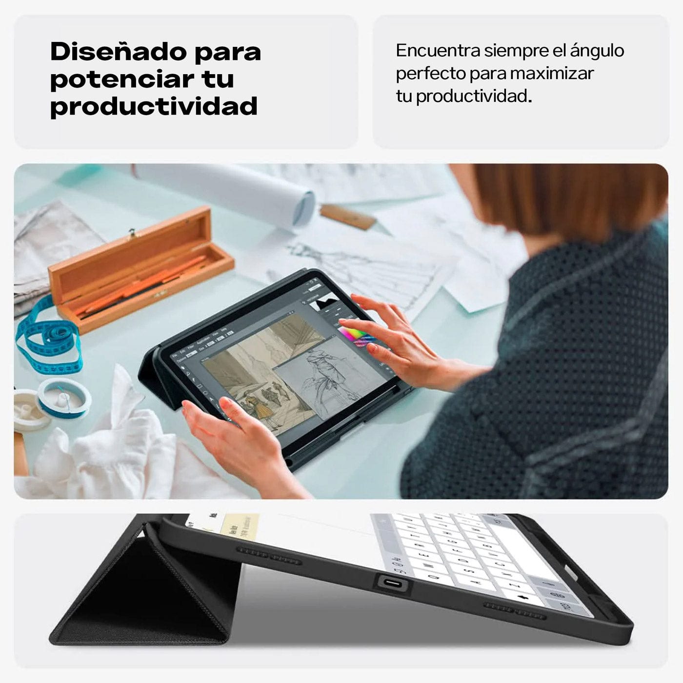 Case Spigen Urban Fit Smart iPad Air 13" M3 M2 (2025/2024)