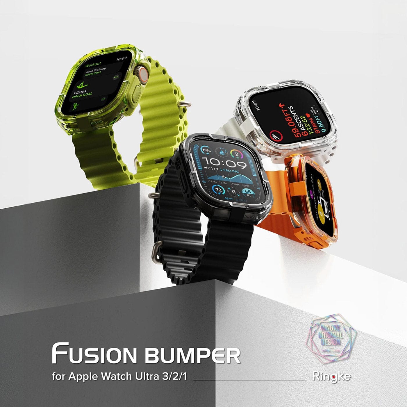 Case Ringke Fusion Bumper Apple Watch Ultra 49MM Serie 1/2/3