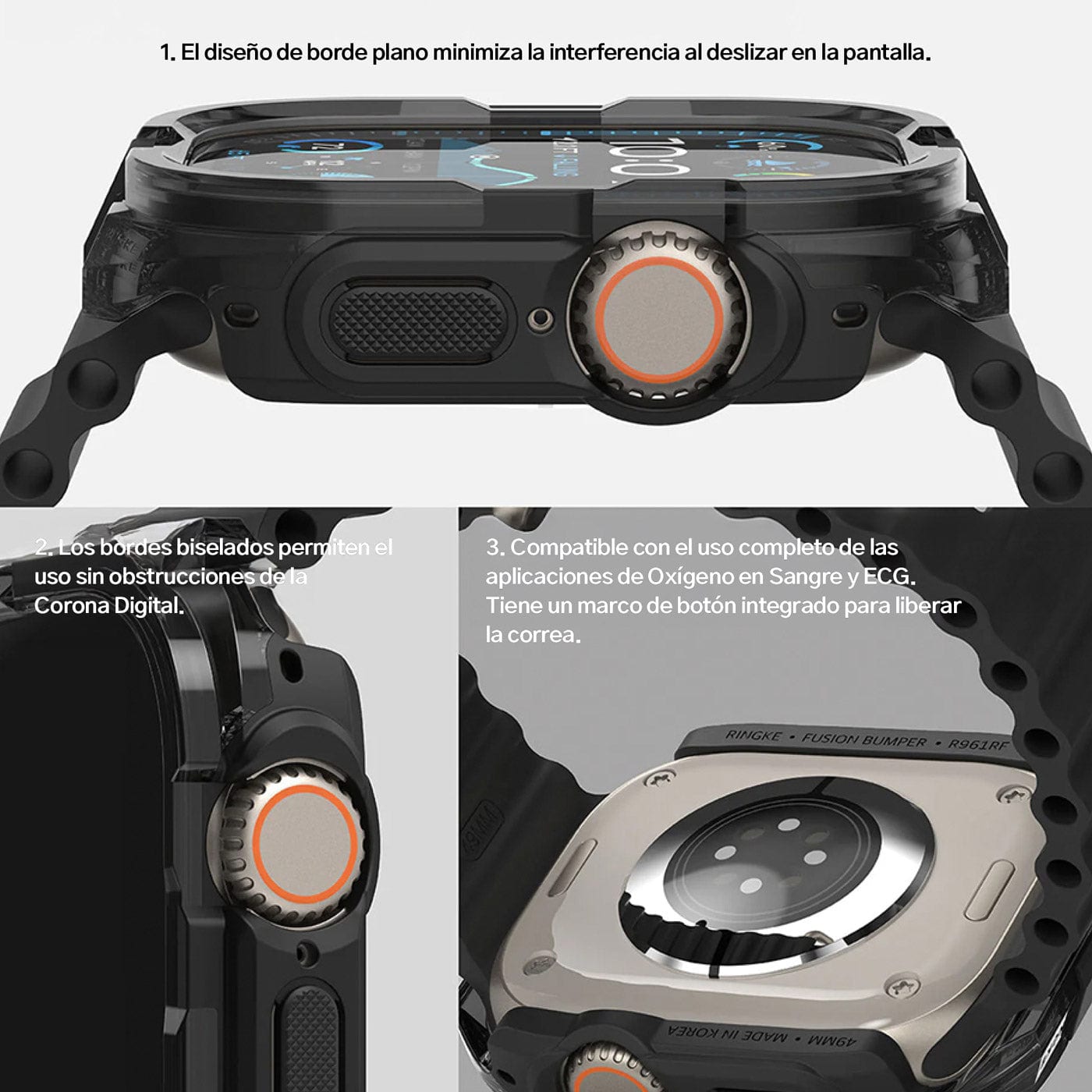 Case Ringke Fusion Bumper Apple Watch Ultra 49MM Serie 1/2/3