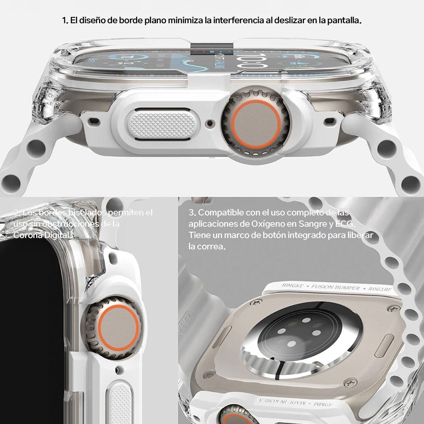 Case Ringke Fusion Bumper Apple Watch Ultra 49MM Serie 1/2/3