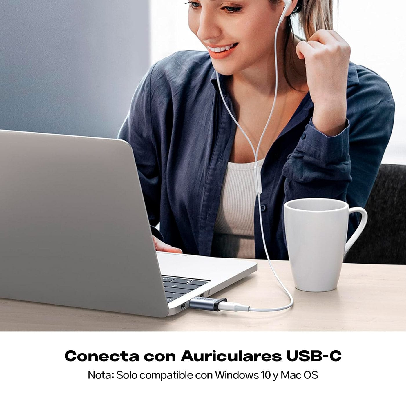 Adaptador UGREEN USB-C a USB-A 3.0