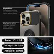 Case Spigen Slim Armor iPhone 15 Pro (MagSafe) - Gunmental