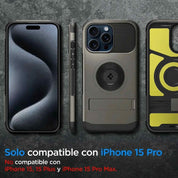 Case Spigen Slim Armor iPhone 15 Pro (MagSafe) - Gunmental