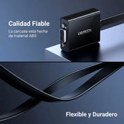 Adaptador UGREEN HDMI a VGA con Audio 3.5 mm – 1080p 60Hz (40248)
